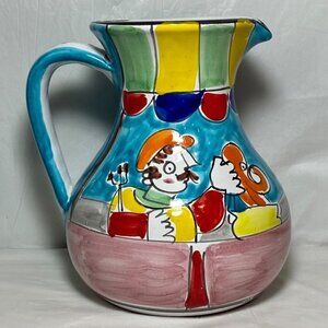 The Cellar Large Pitcher Handpainted Made In Italy Exclusive For Macy’s & Co Inc